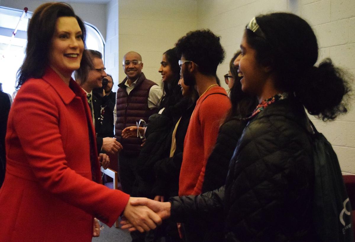 Governor Gretchen Whitmer toured Oakland Community College