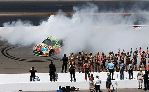 NASCAR team, Joe Gibbs Racing Wins with Custom Gauges