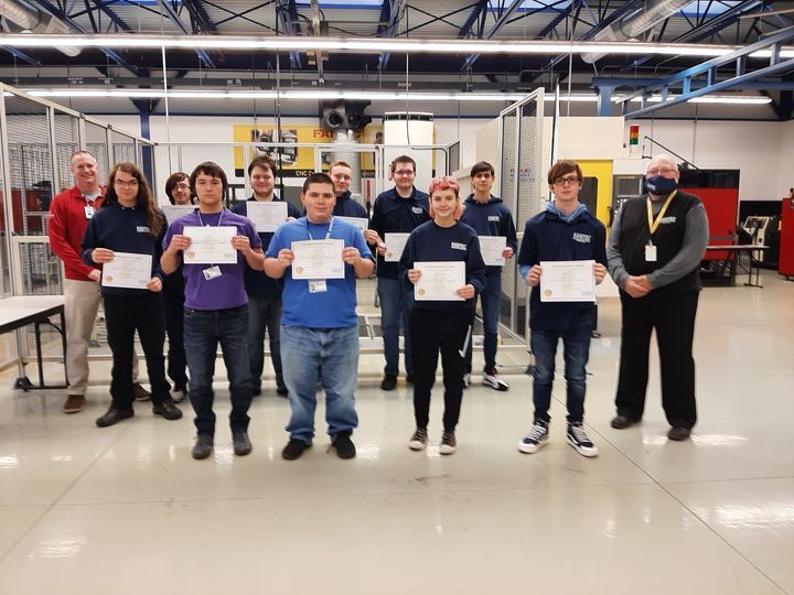 Tri-Rivers RAMTEC students earn certification